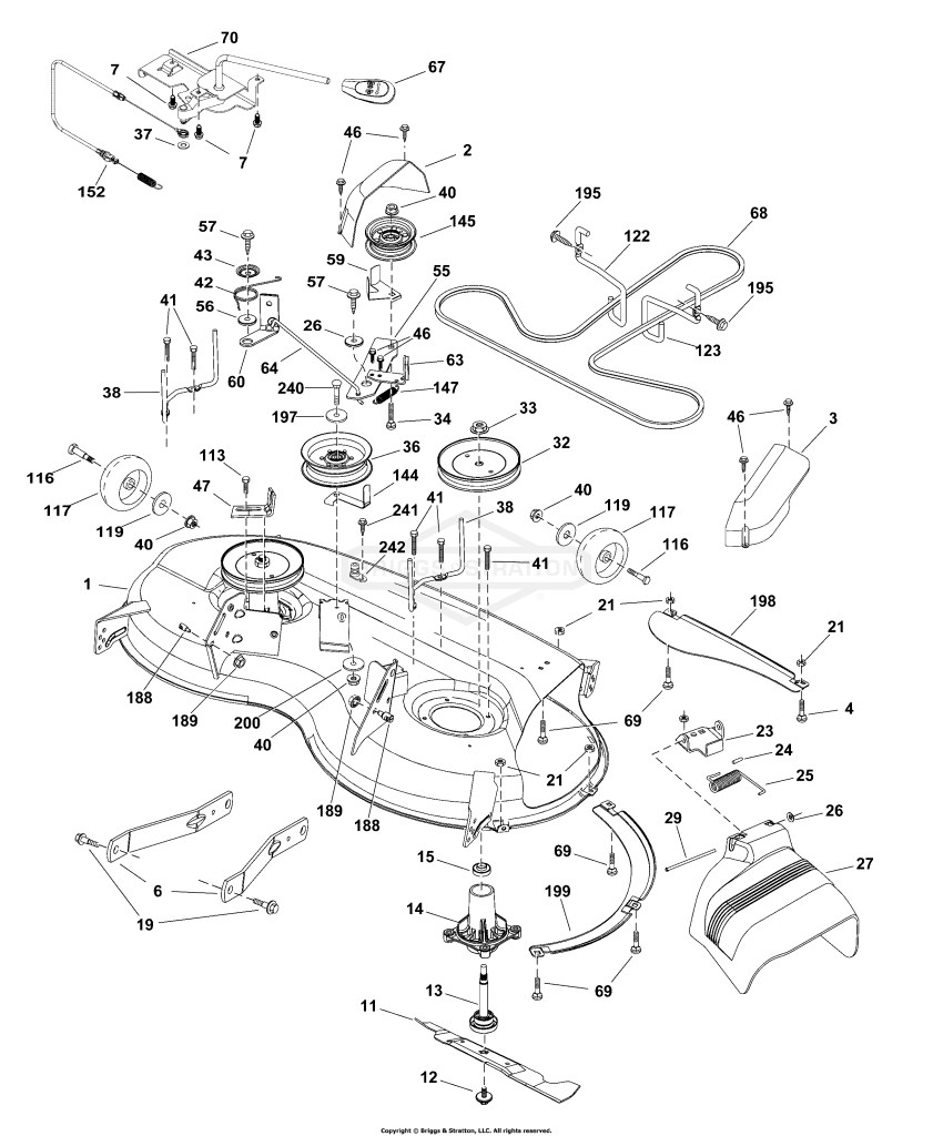 46 Mower Deck Group