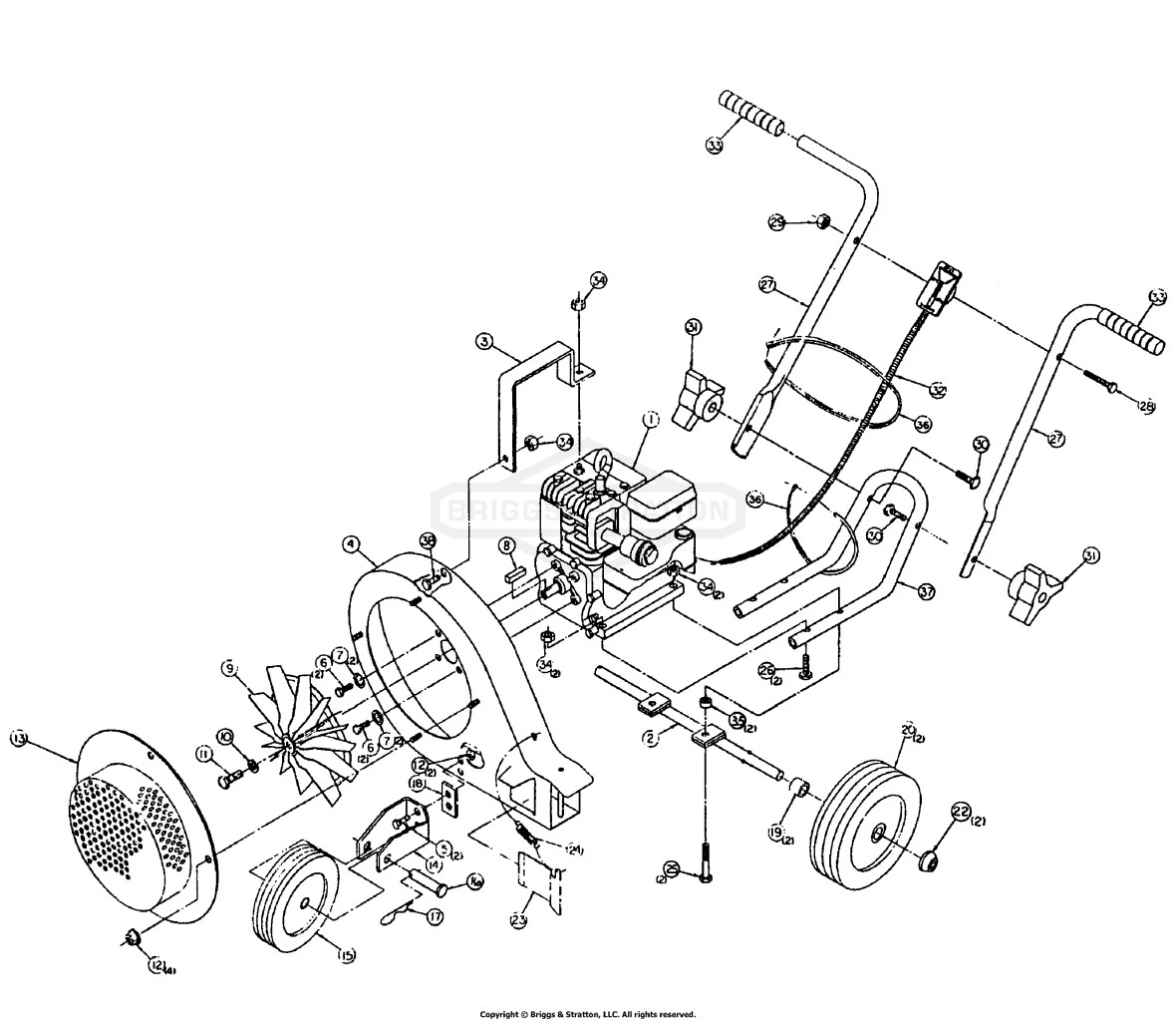 Leaf Blower Assembly