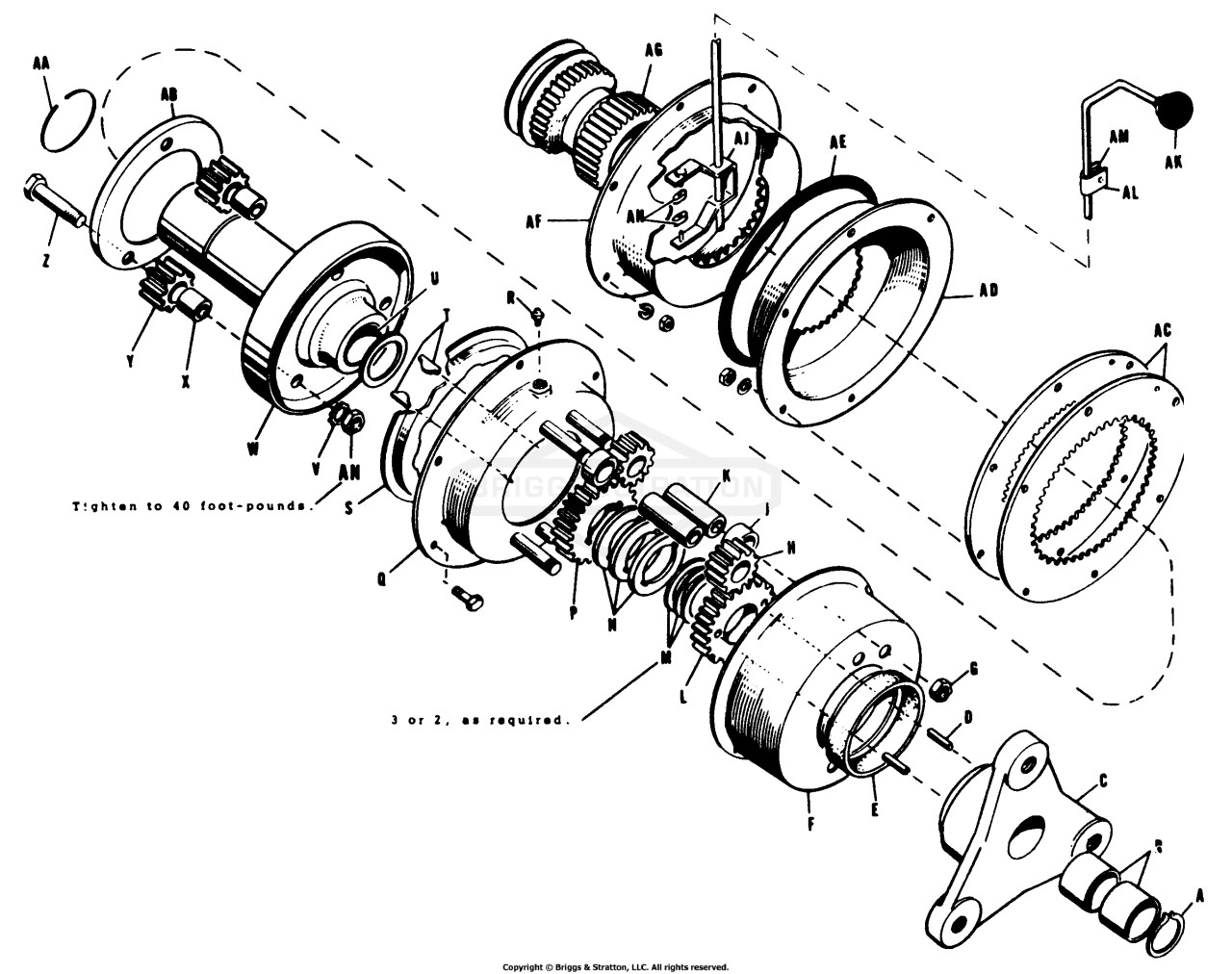 DIFFERENTIAL ASSEMBLY-Model 450