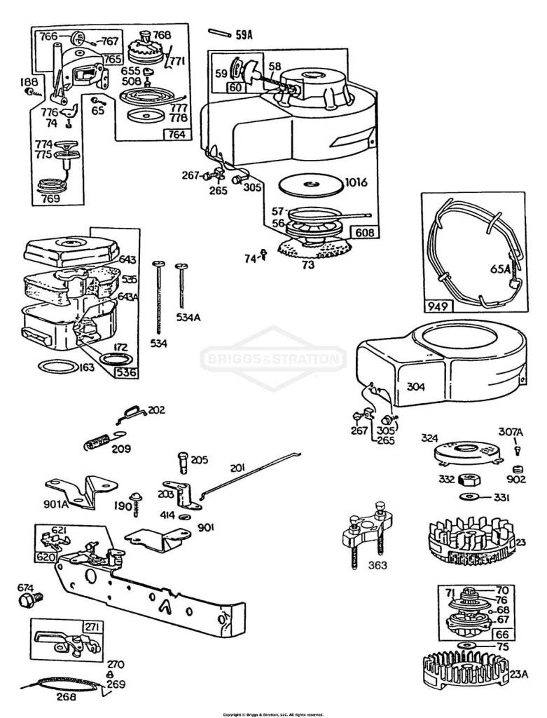 Blower Hsg,Rewind,Vert Pull