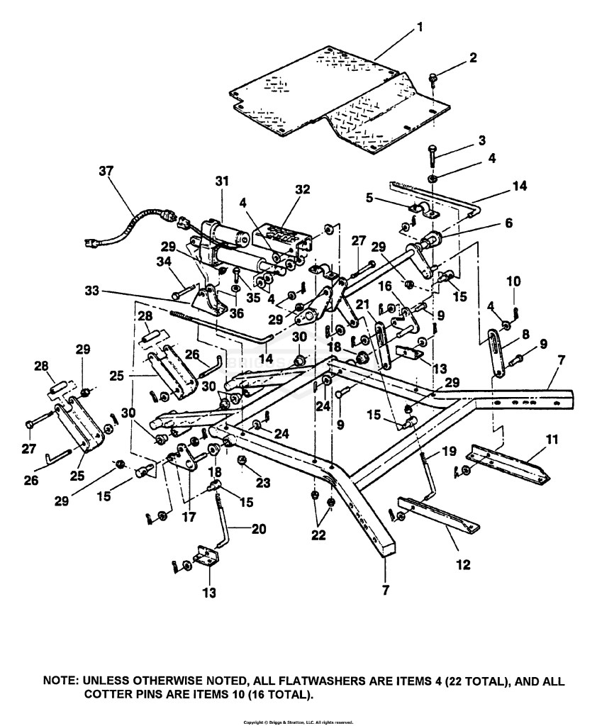 Deck Frame Assembly