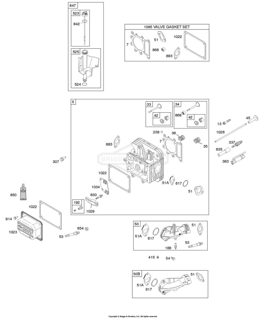 Cylinder Head, Gasket Set - Valve, Intake Manifold, Lubrication, Valves