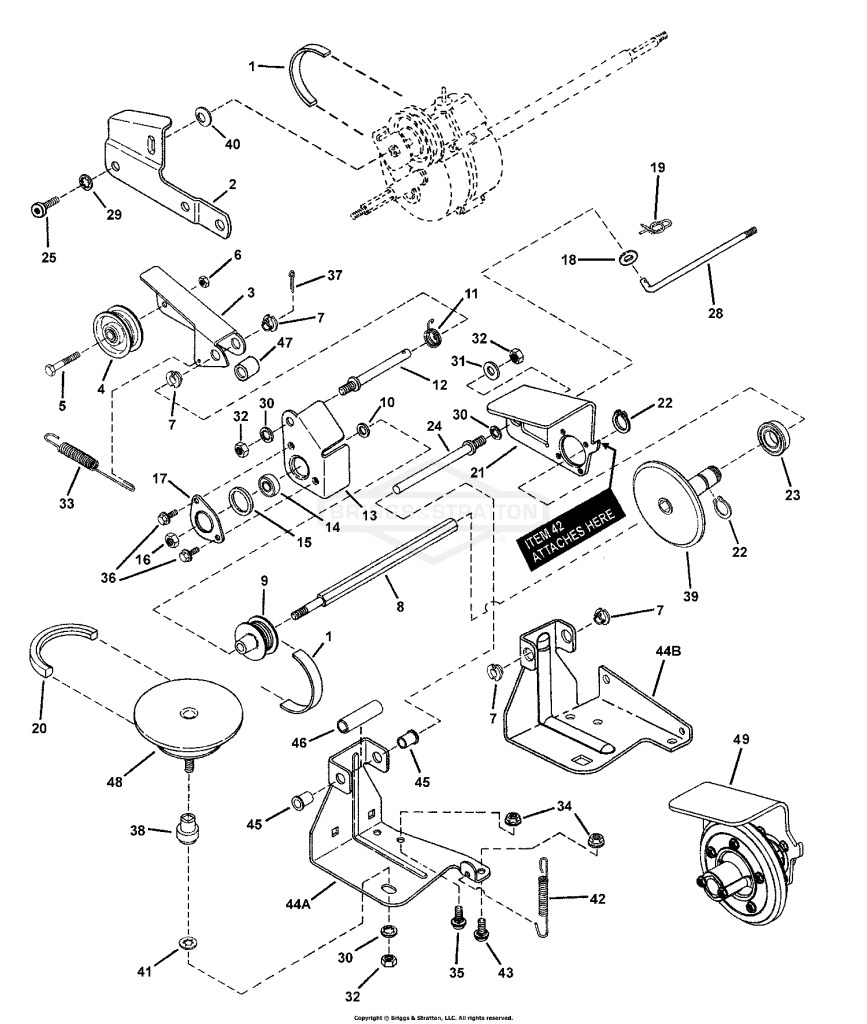 DRIVE SYSTEM SELF-PROPELLED