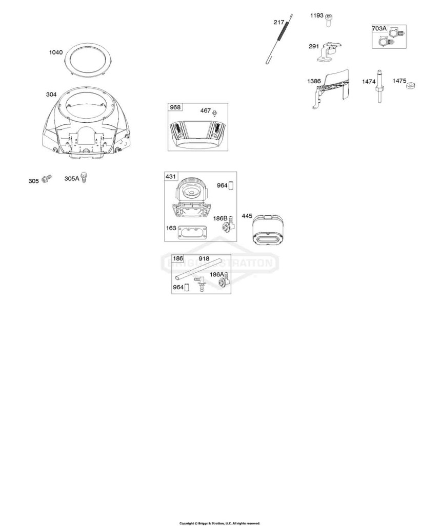 Blower Housing, Air Cleaner