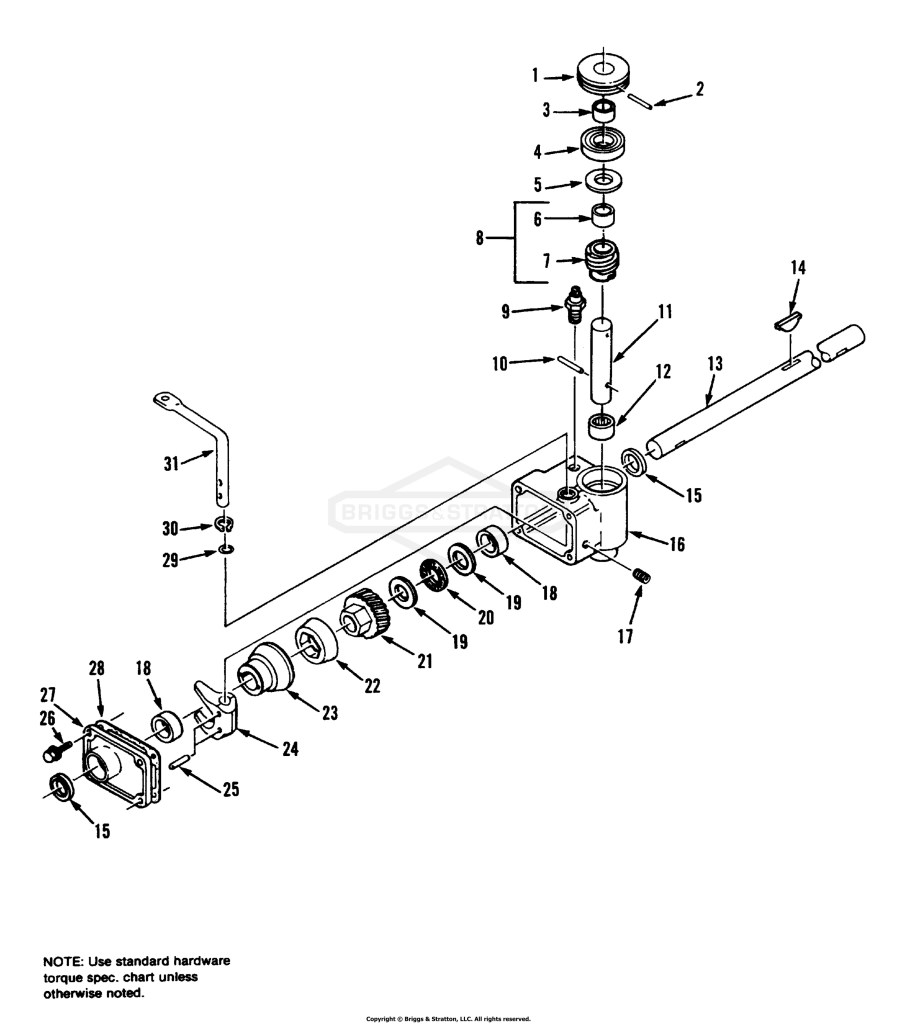Gear Reducer Group (Power-Propelled Models)