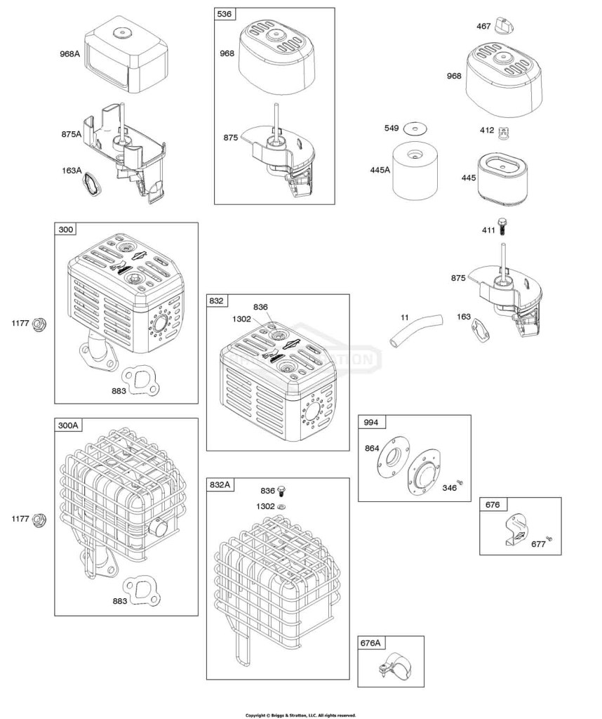 Air Cleaner, Exhaust System