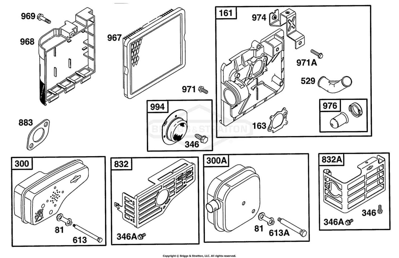 Air Cleaner Grp, Muffler Grp