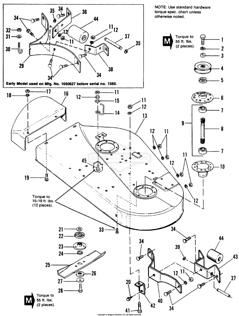 Ensemble de plateau de coupe et d'arbre 36
