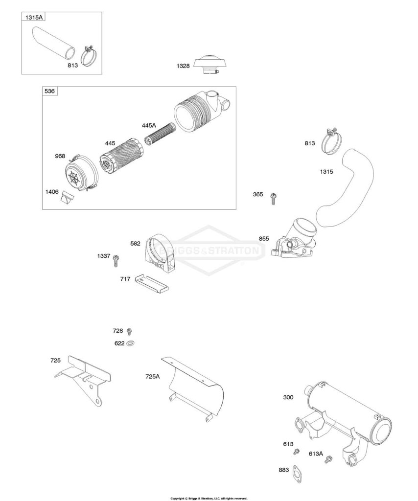 Air Cleaner, Exhaust Muffler