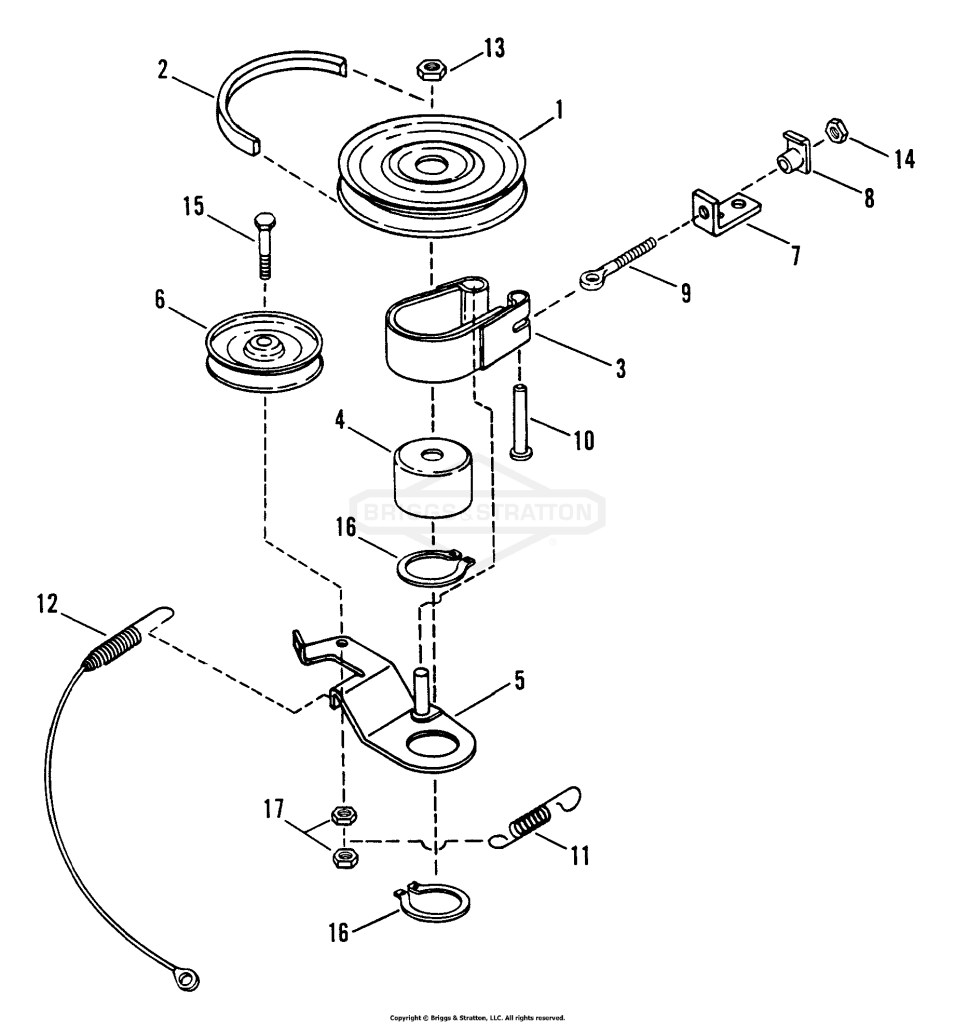 Belt, Blade Brake, 41 Cutting Deck