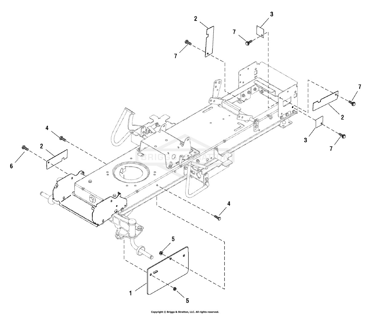 40 Mower Deck - French Guard Group