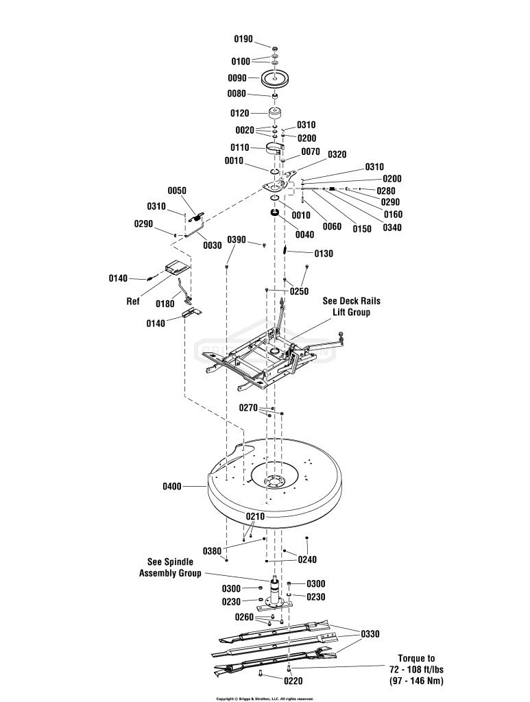28 Mower Deck Clutch Assembly