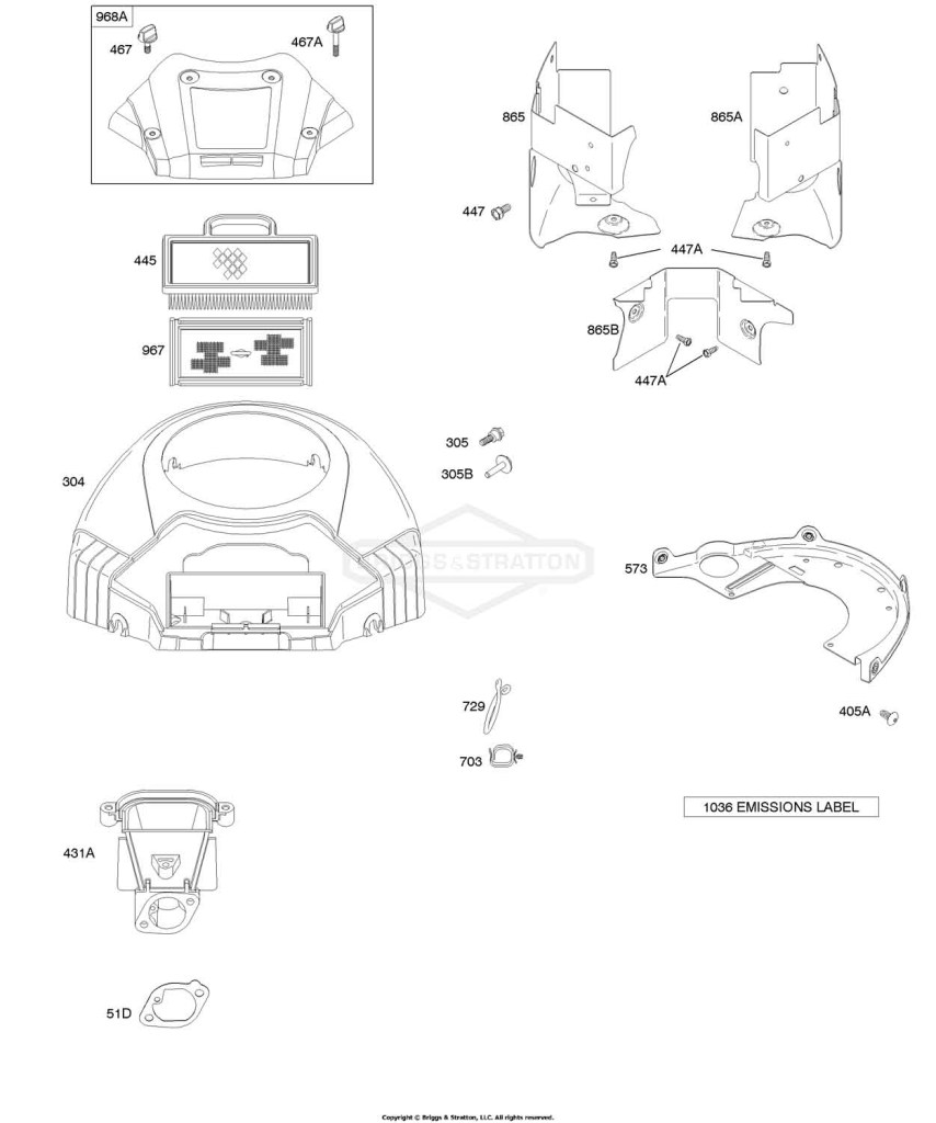 Air Cleaner, Blower Housing