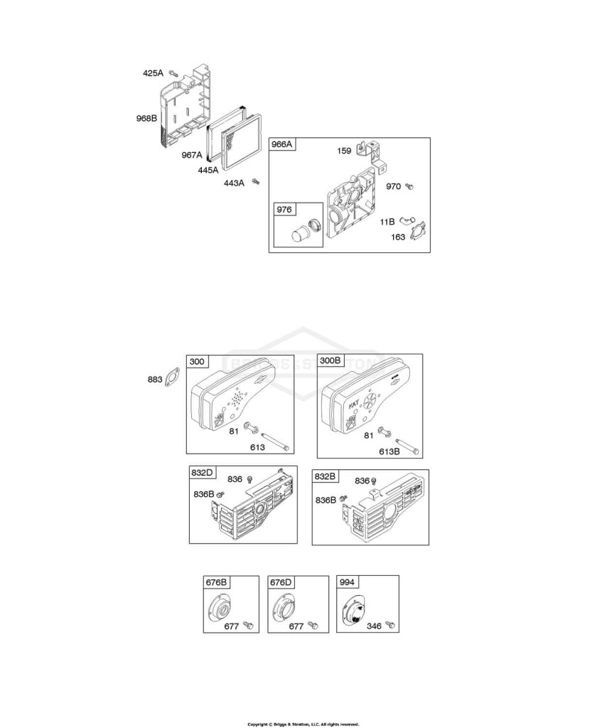 Air Cleaner, Exhaust System