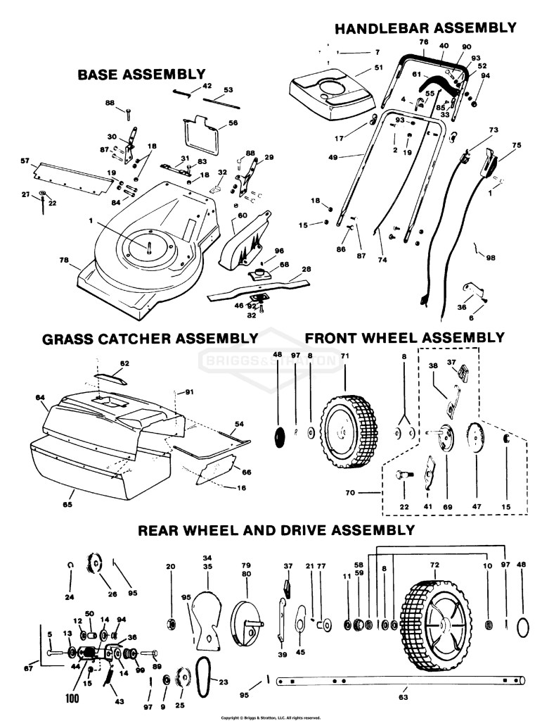 Repair Parts List