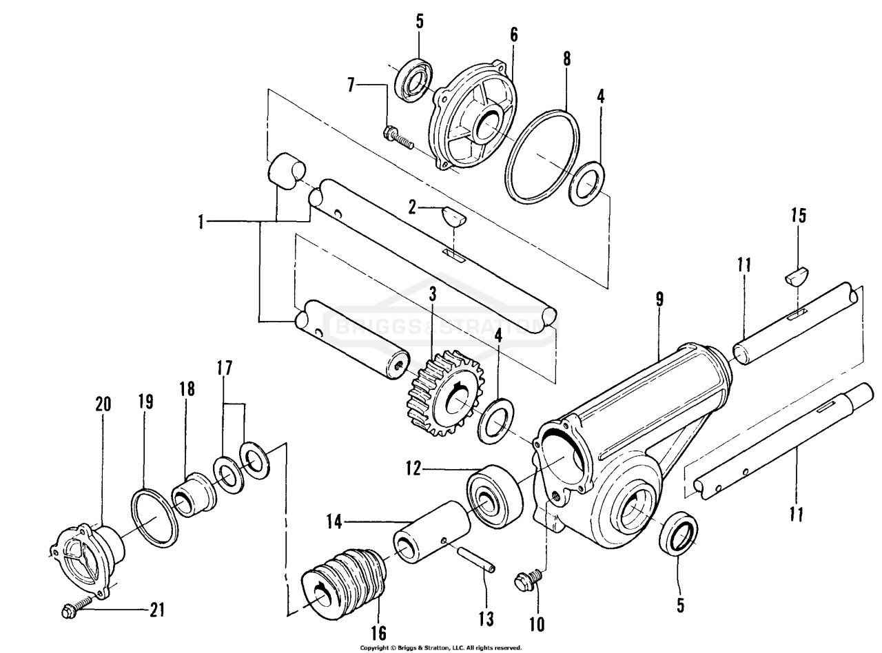 Gearbox, Shafts