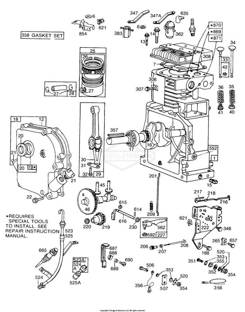 Cyl,CrankCase,Piston,Controls