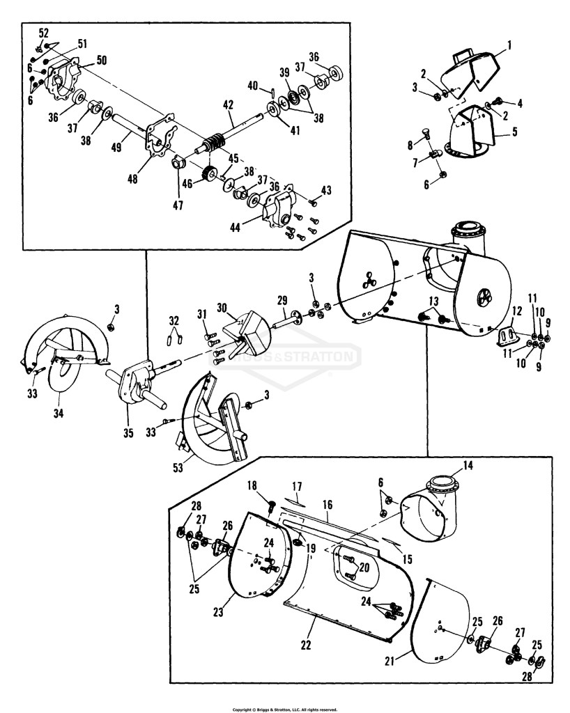 Auger Housing & Chute