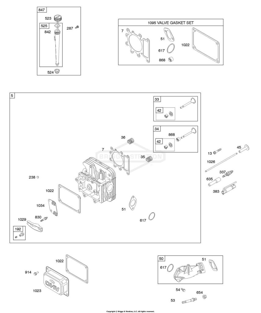 Cylinder Head, Dipstick