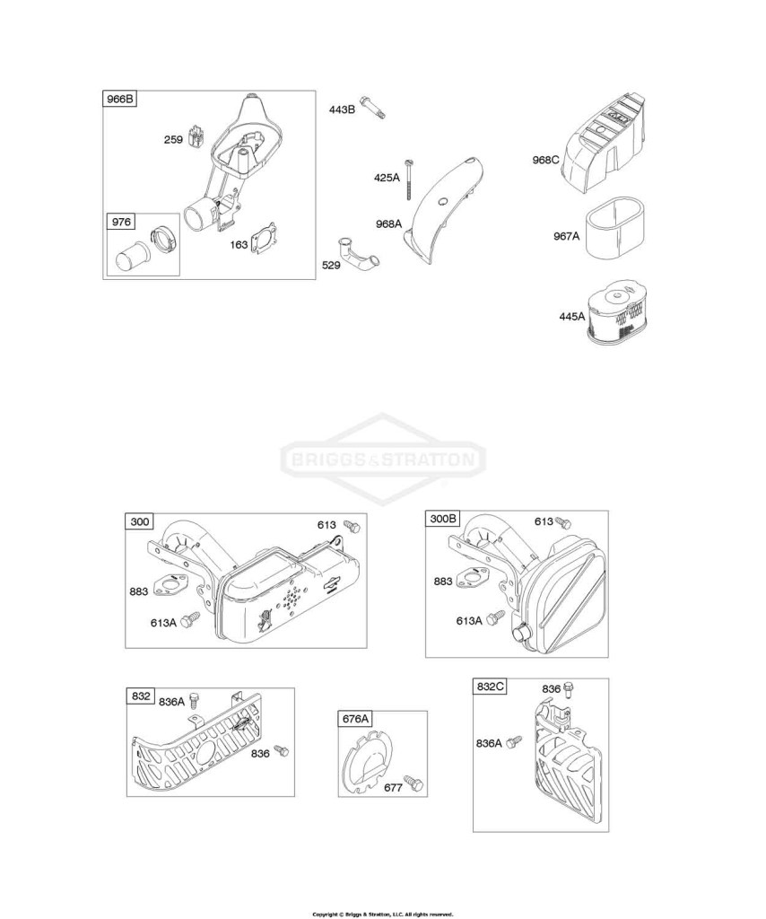 Air Cleaner, Exhaust System