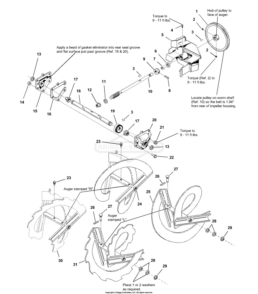 Auger Drive And Impeller