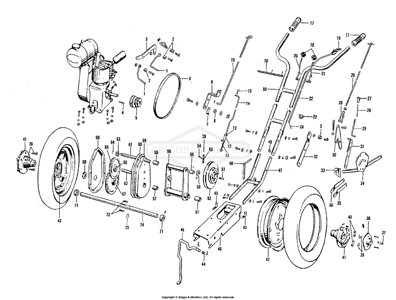 Tractor Group - Parts List (3572I01)