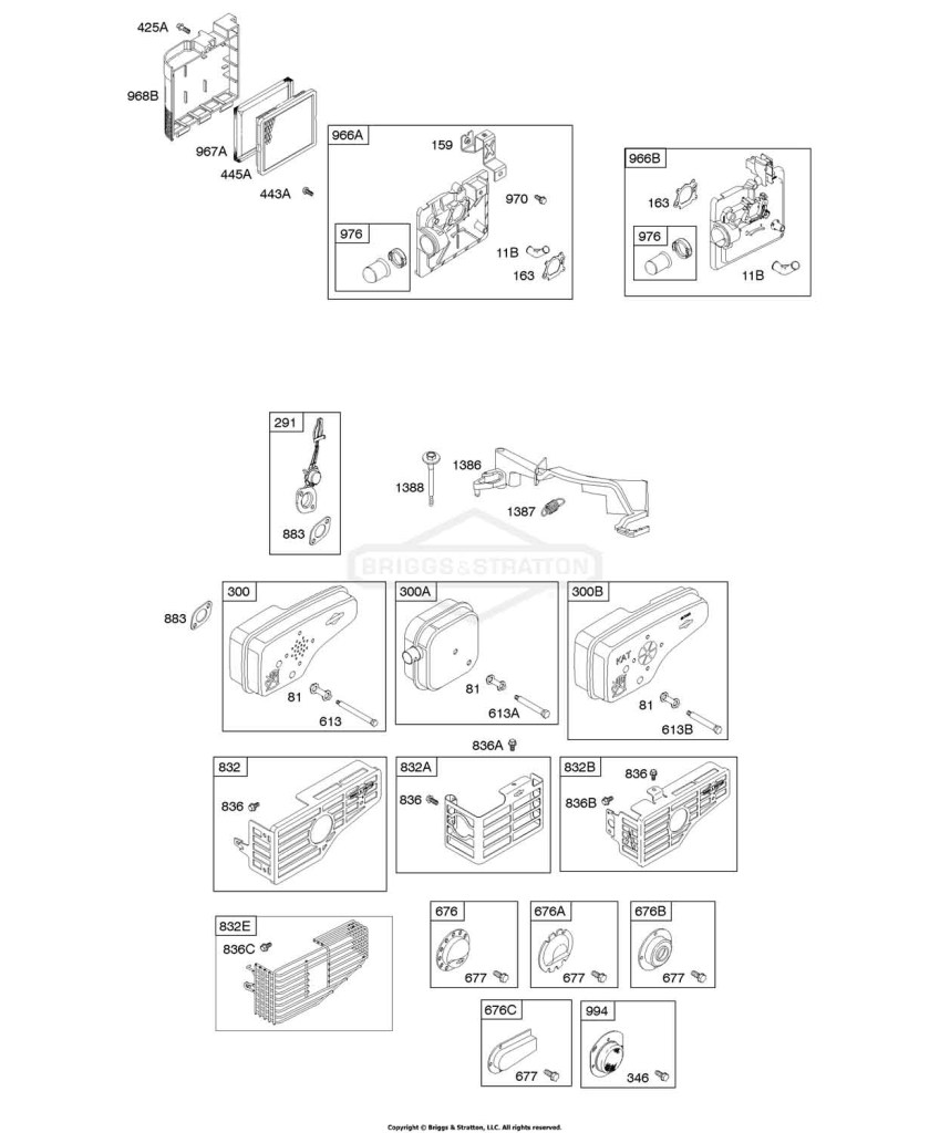 Air Cleaner, Exhaust System