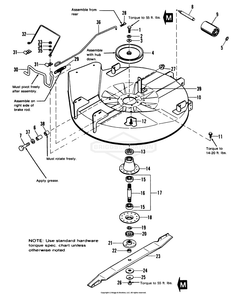 26 & 30 Mower Deck & Arbor Group