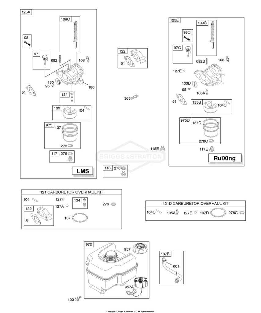 Carburetor, Fuel Supply
