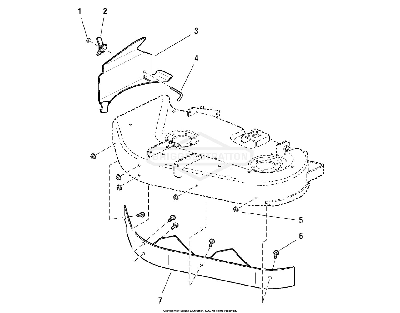 34 Mower Deck - Grass Mulcher