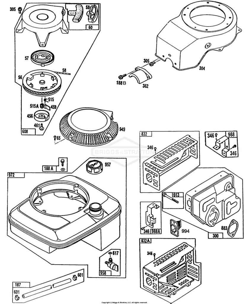 Fuel, Muffler, Rewind
