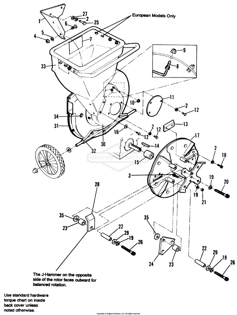 Housing & Rotor Group - Models 5/14 & 8/14