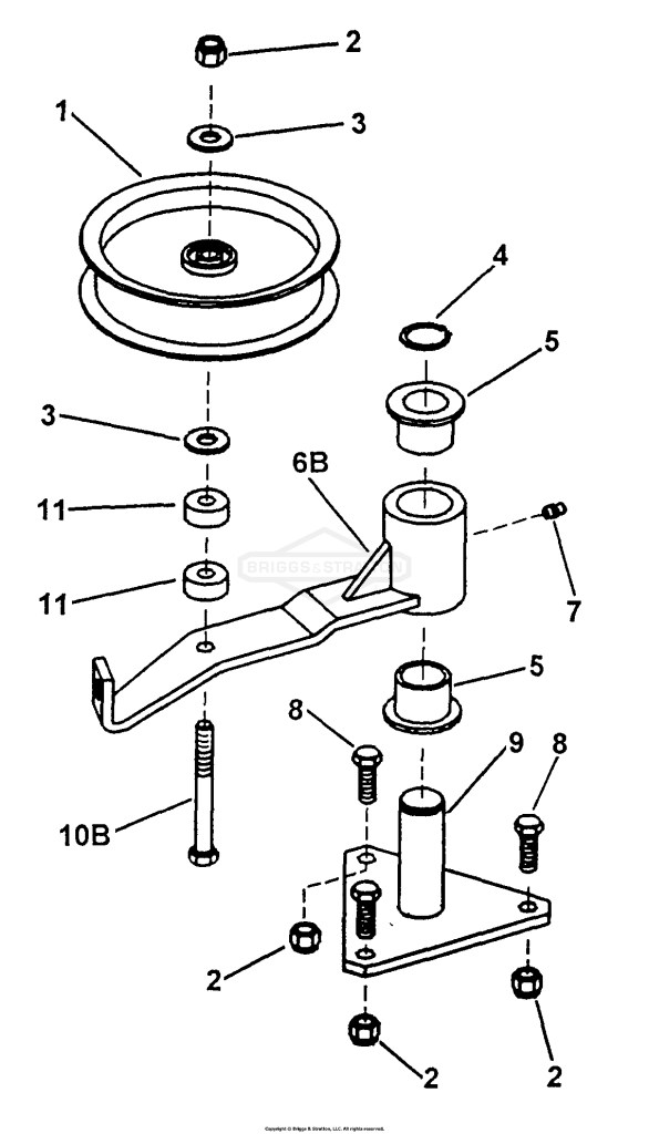 36 Deck Idler Assembly