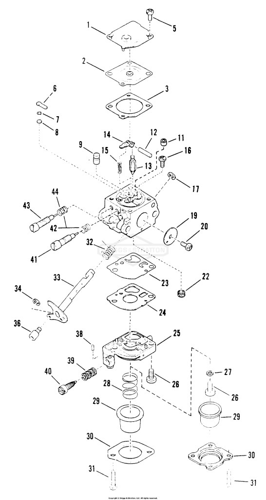 Carburetor Parts (WALBRO WT-92)
