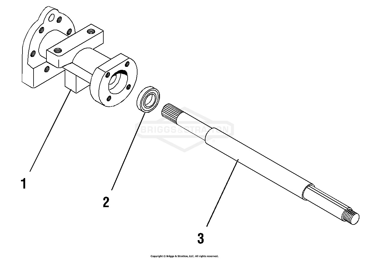Axle Housing Service Parts - Peerless Model 2650-007