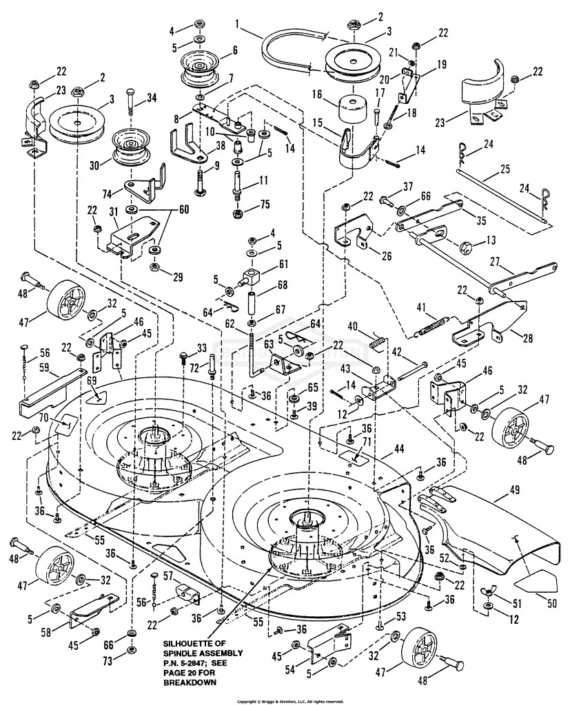 38 Cutting Deck, Belts, Brakes