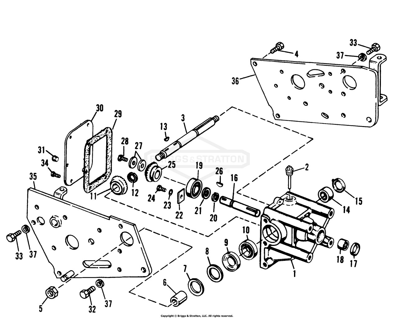 7010-7016 BEVEL GEAR HOUSING
