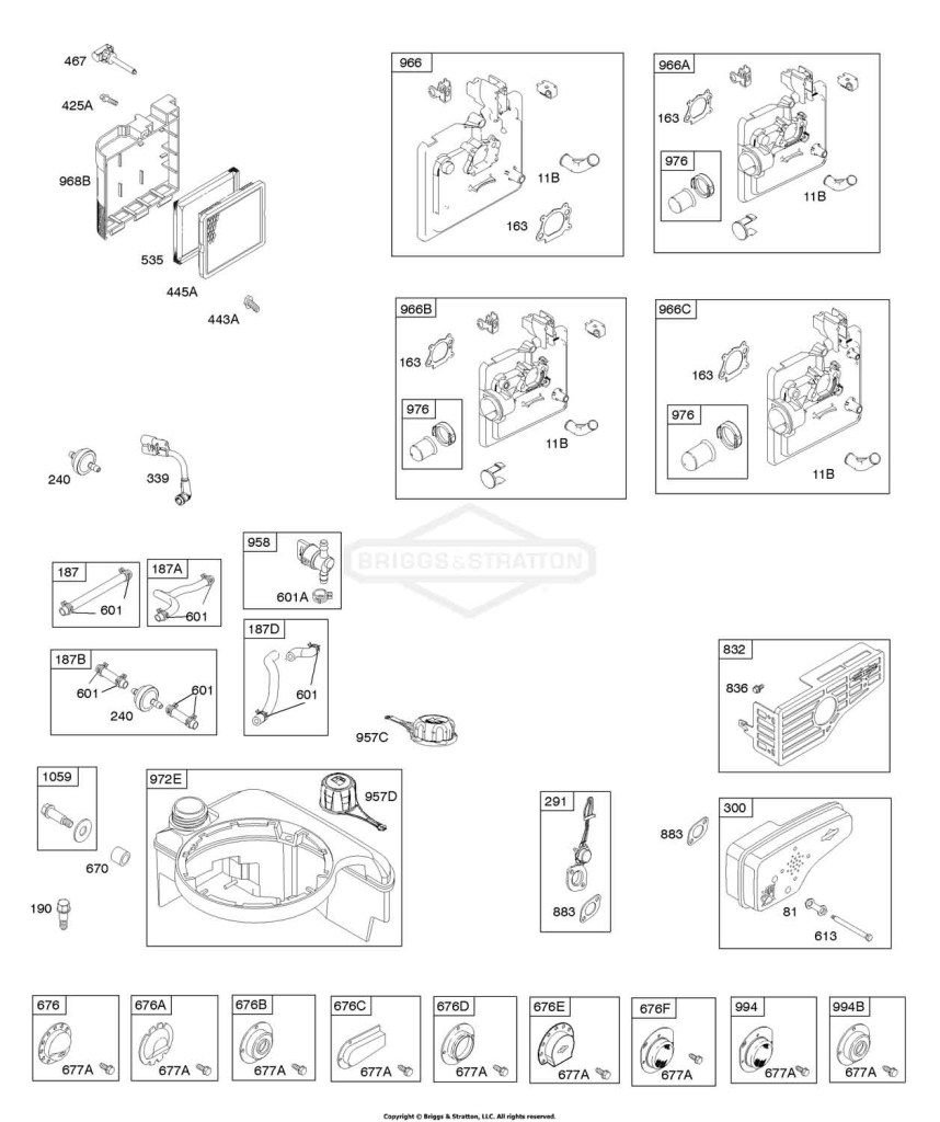 Air Cleaner, Exhaust System, Fuel Supply