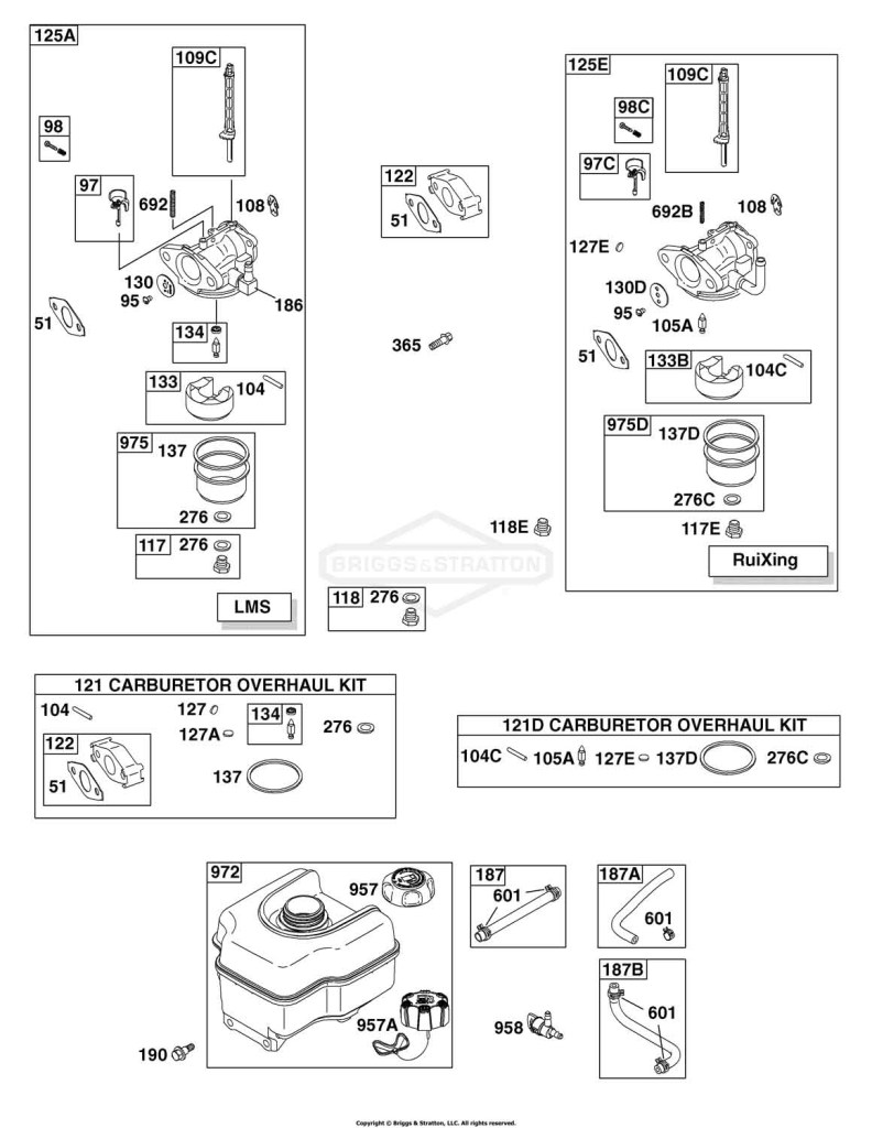 Carburetor, Fuel Supply
