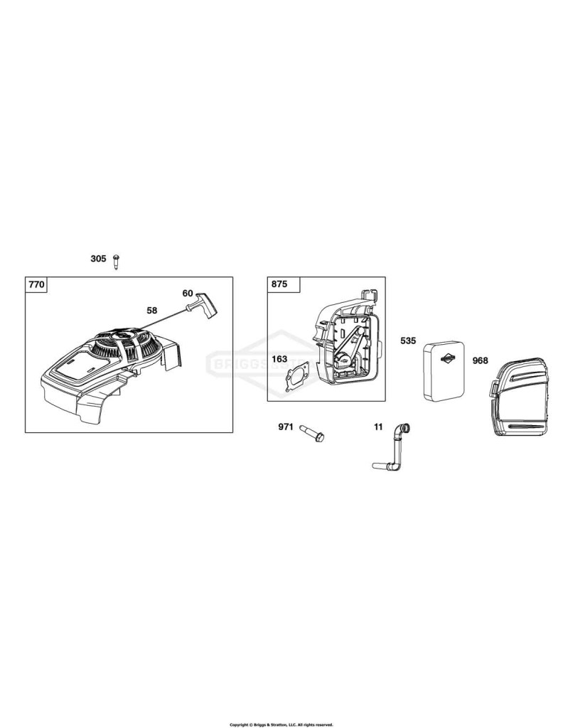Blower Housing and Air Cleaner Group