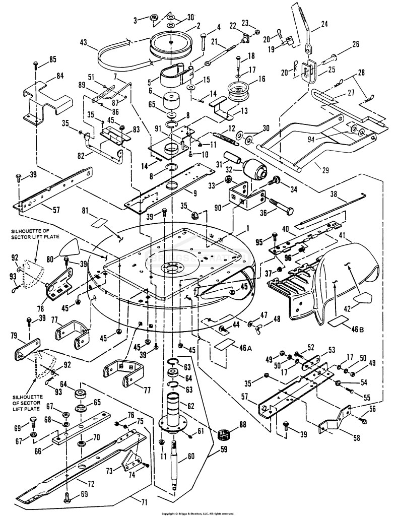 33 Cutting Deck, Belts, Brakes