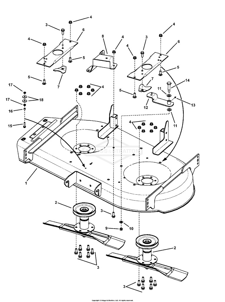 42 DECK GROUP (Sub-Assembly)