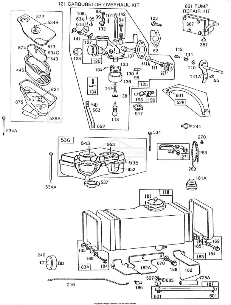 Carburetor & Fuel Tank Assy