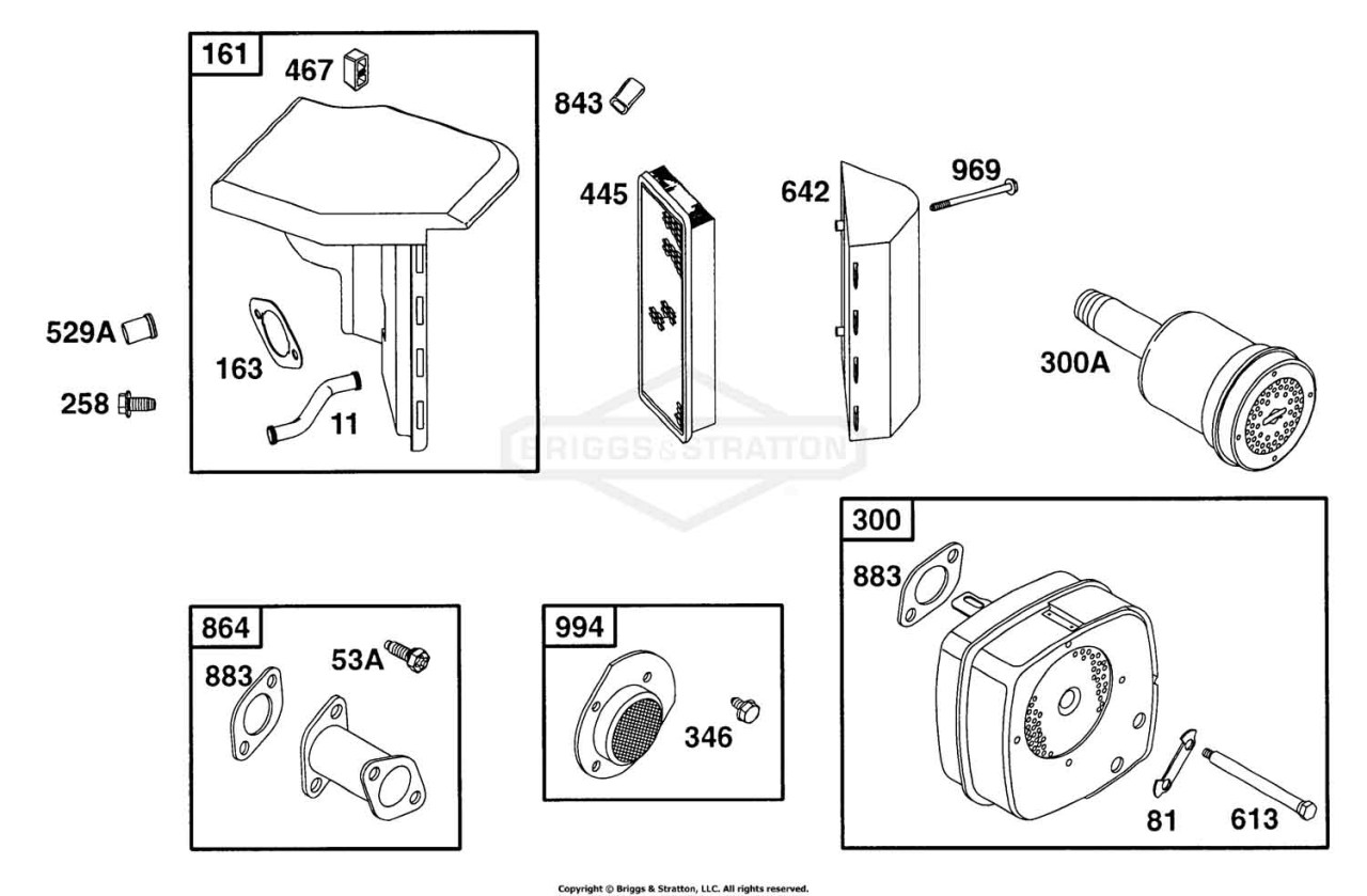 Air Cleaner, Mufflers