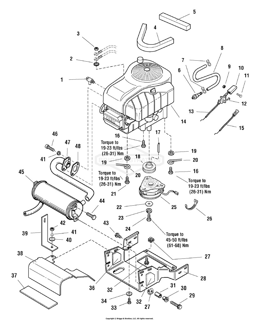 Engine Group - 18HP Briggs & Stratton