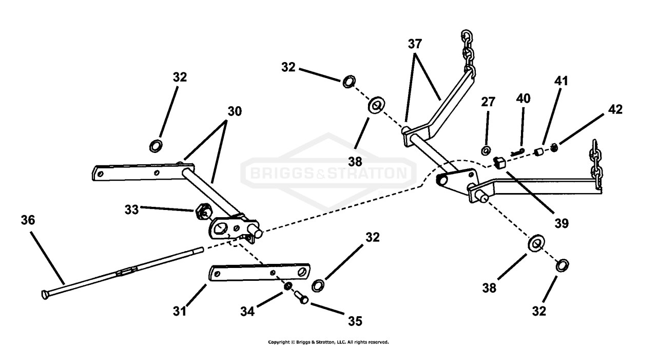 42 Mower Deck Assembly (Part 2)