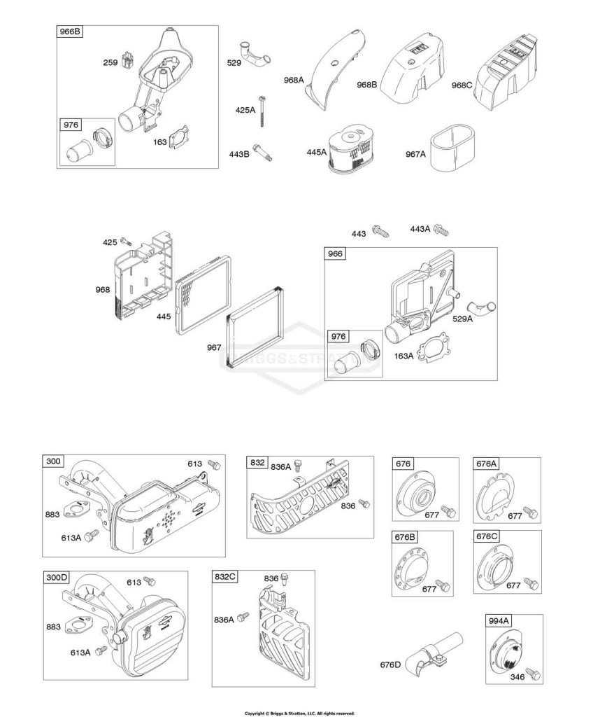 Air Cleaner, Exhaust System