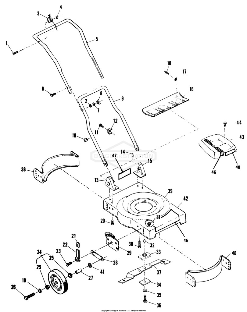 Model 1100 - 21 Mulching Mower