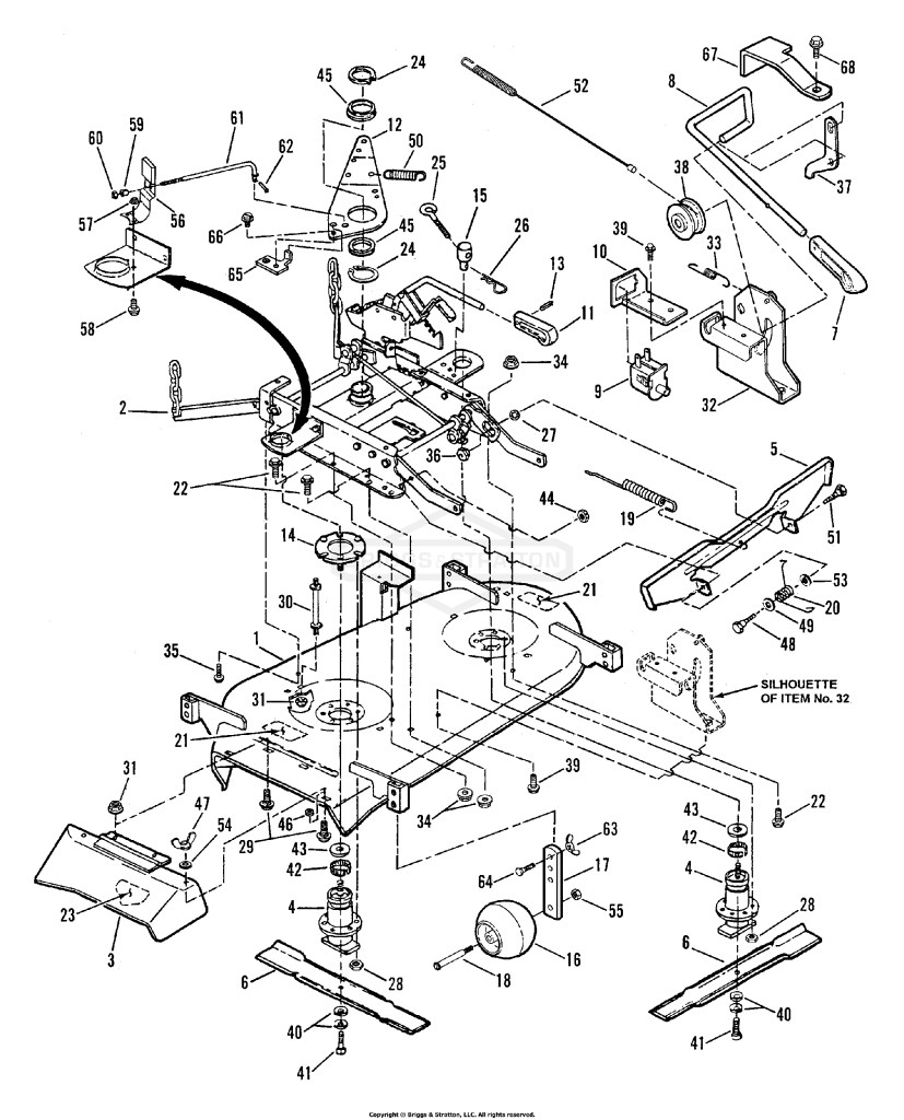 Cutting Decks, Deflectors (Series 16 Early Production)
