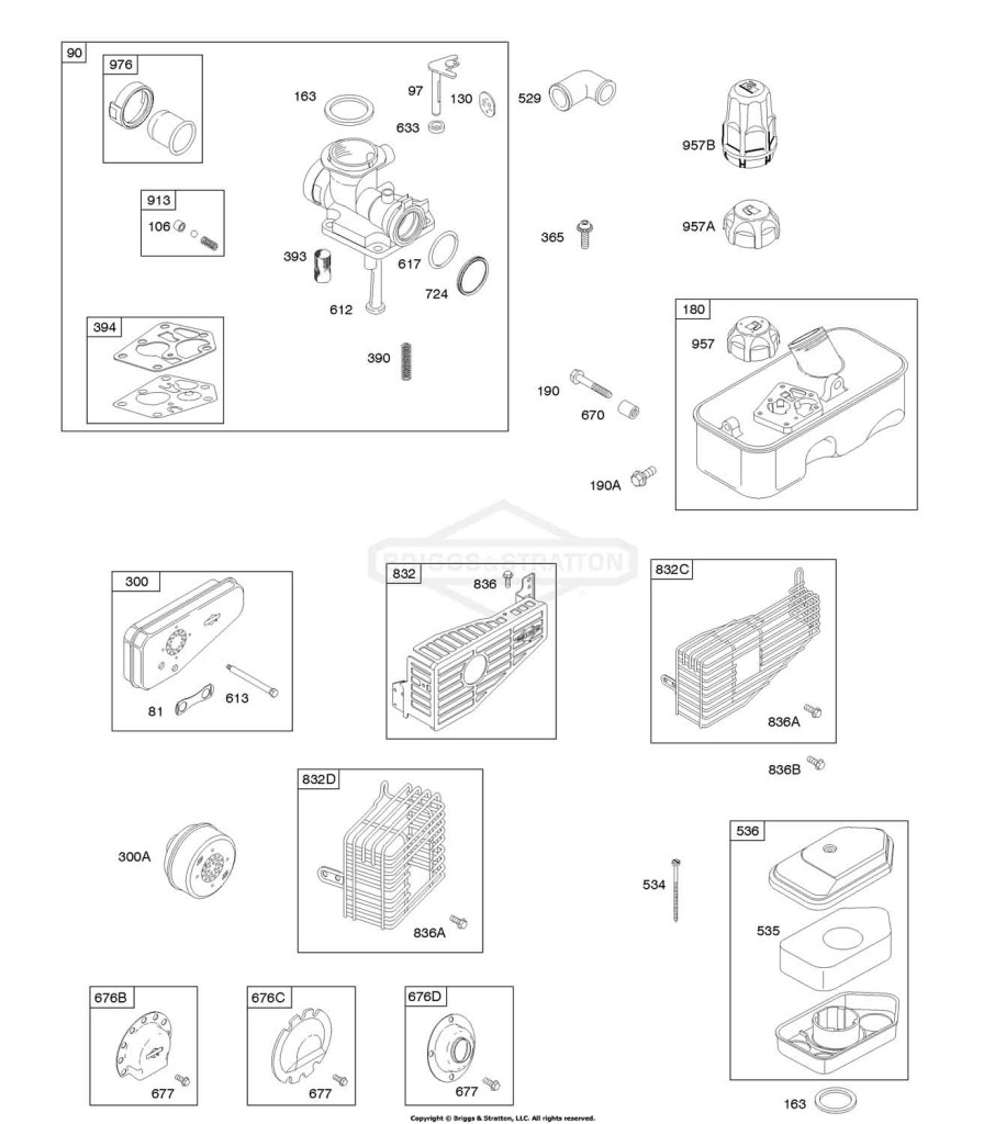 Air Cleaner, Carburetor, Exhaust System, Fuel Supply